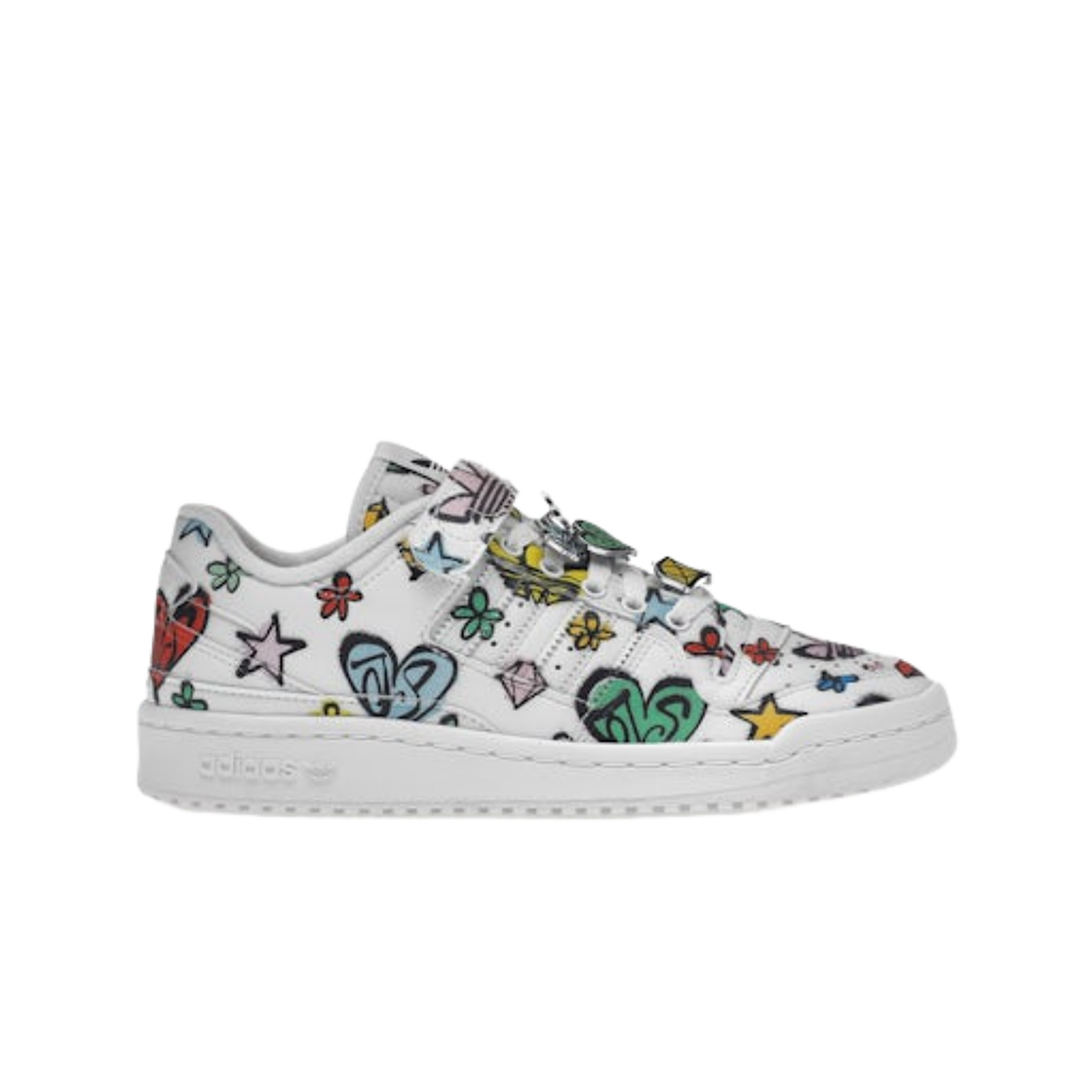 아디다스 x 제레미 스캇 포럼 84 로우 모노 클라우드 화이트 코어 블랙(Adidas x Jeremy Scott Forum 84 Low Mono Cloud White Core Black)