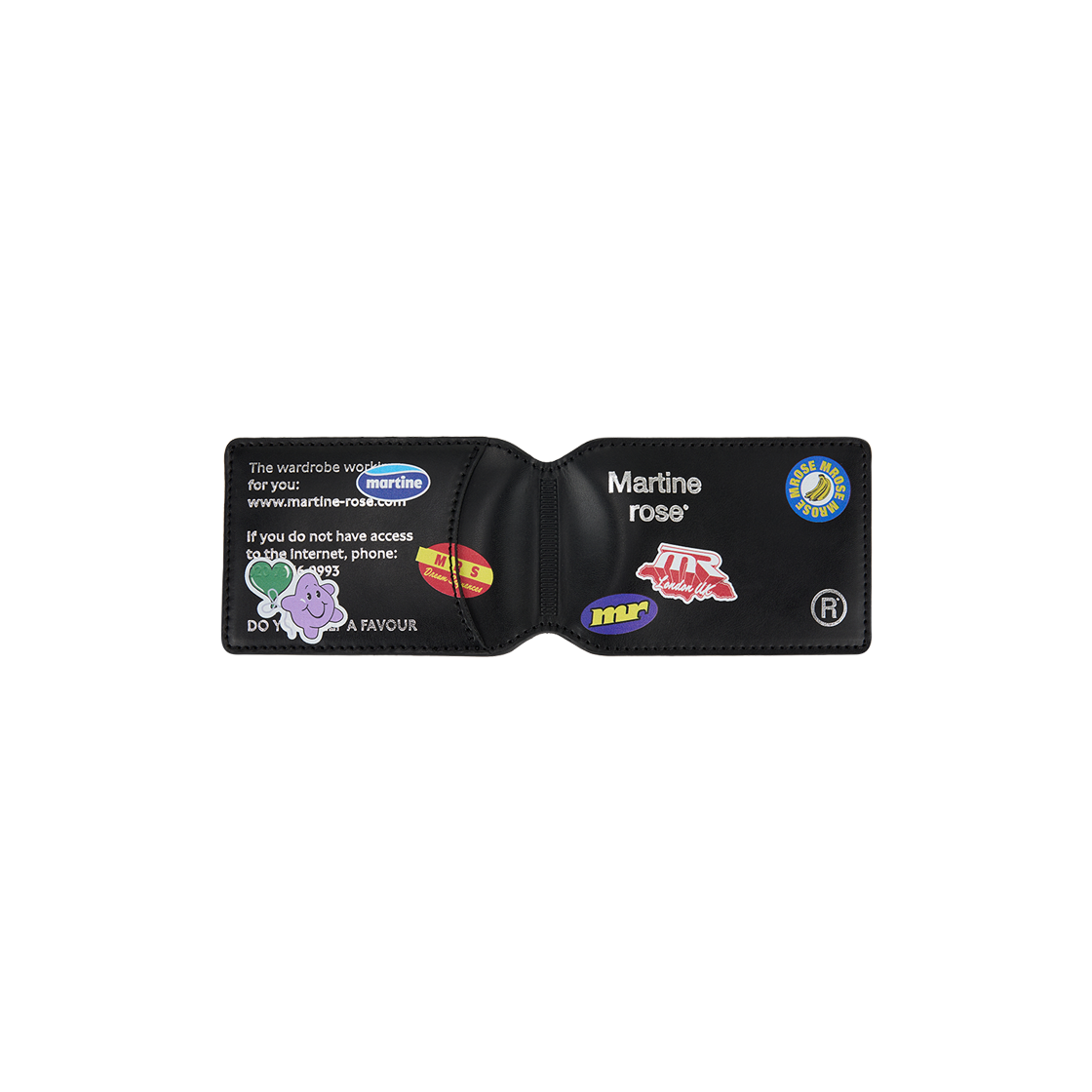 마틴 로즈 오이스터 카드 월렛 블랙 - 25SS(Martine Rose Oyster Card Wallet Black - 25SS) - 5