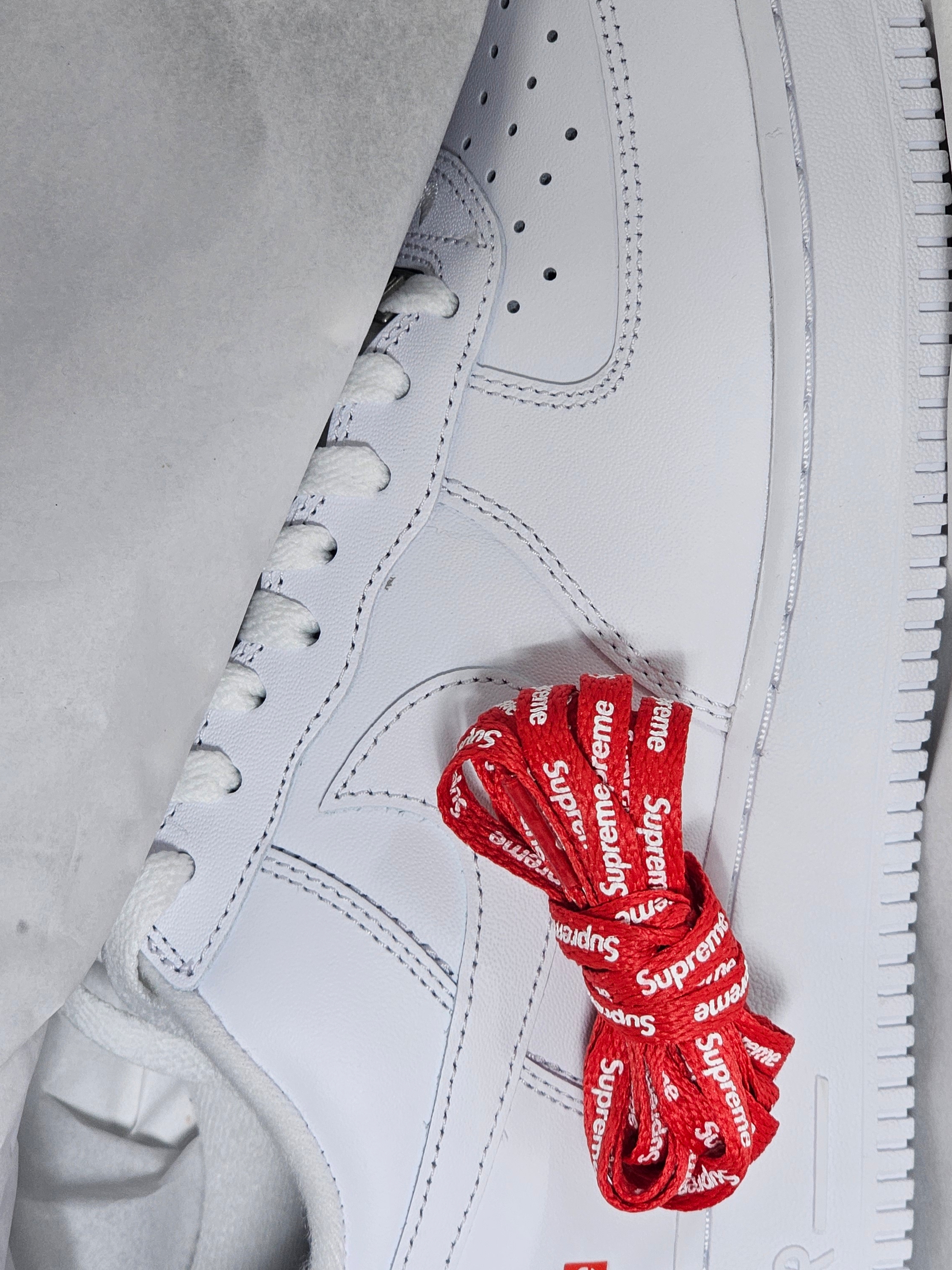 Supreme Tin Sake Set Silver - 25SS, Nike x Supreme Air Force 1 Low White 착용 스타일 - 7