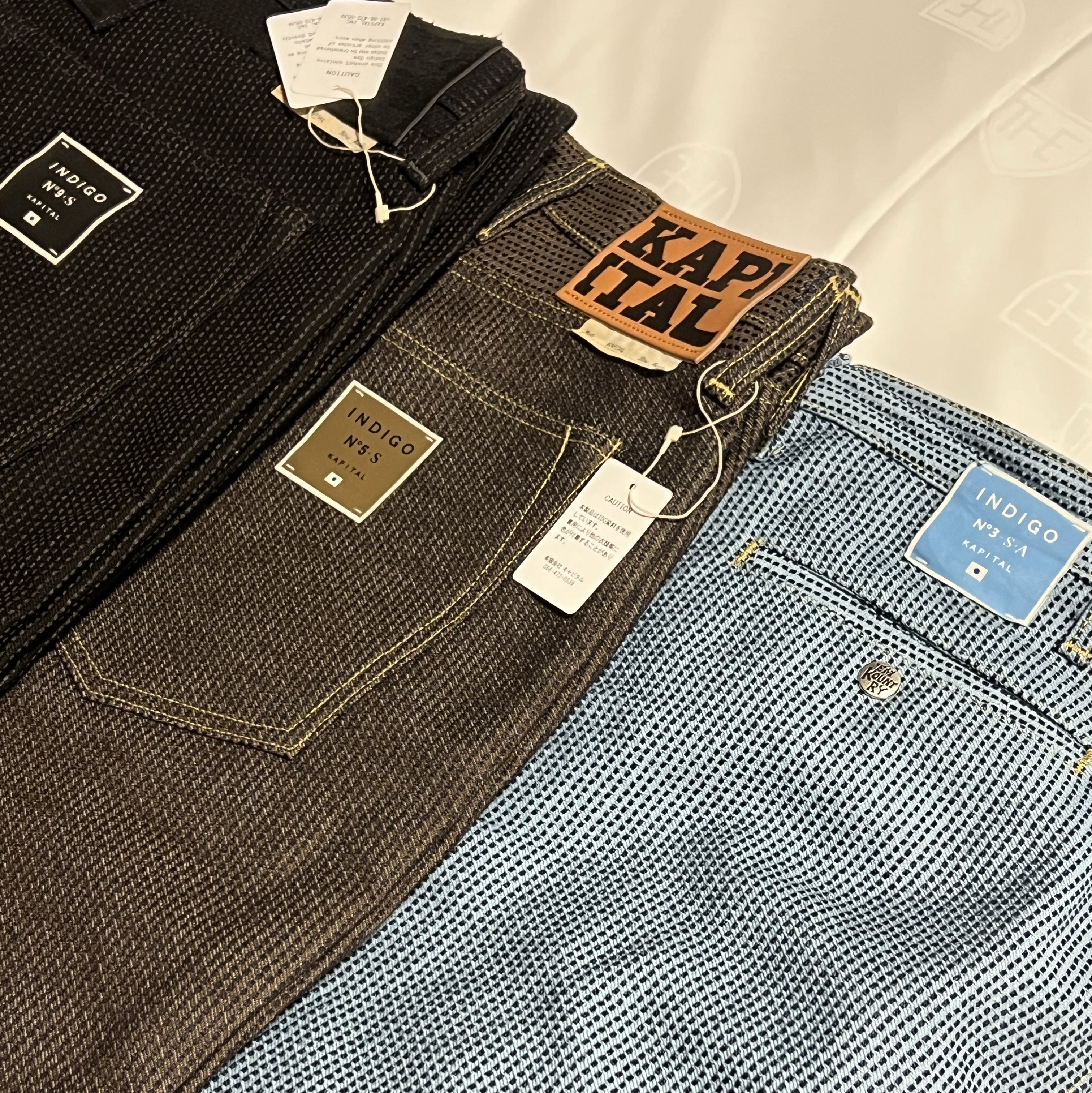 Kapital Century Denim No.9 1st Jacket Black 착용 스타일 - 2
