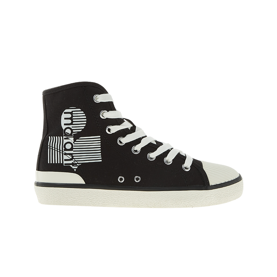 BK0190-0M018S-01BK (W) Isabel Marant Benkeen Canvas Logo Sneakers Black