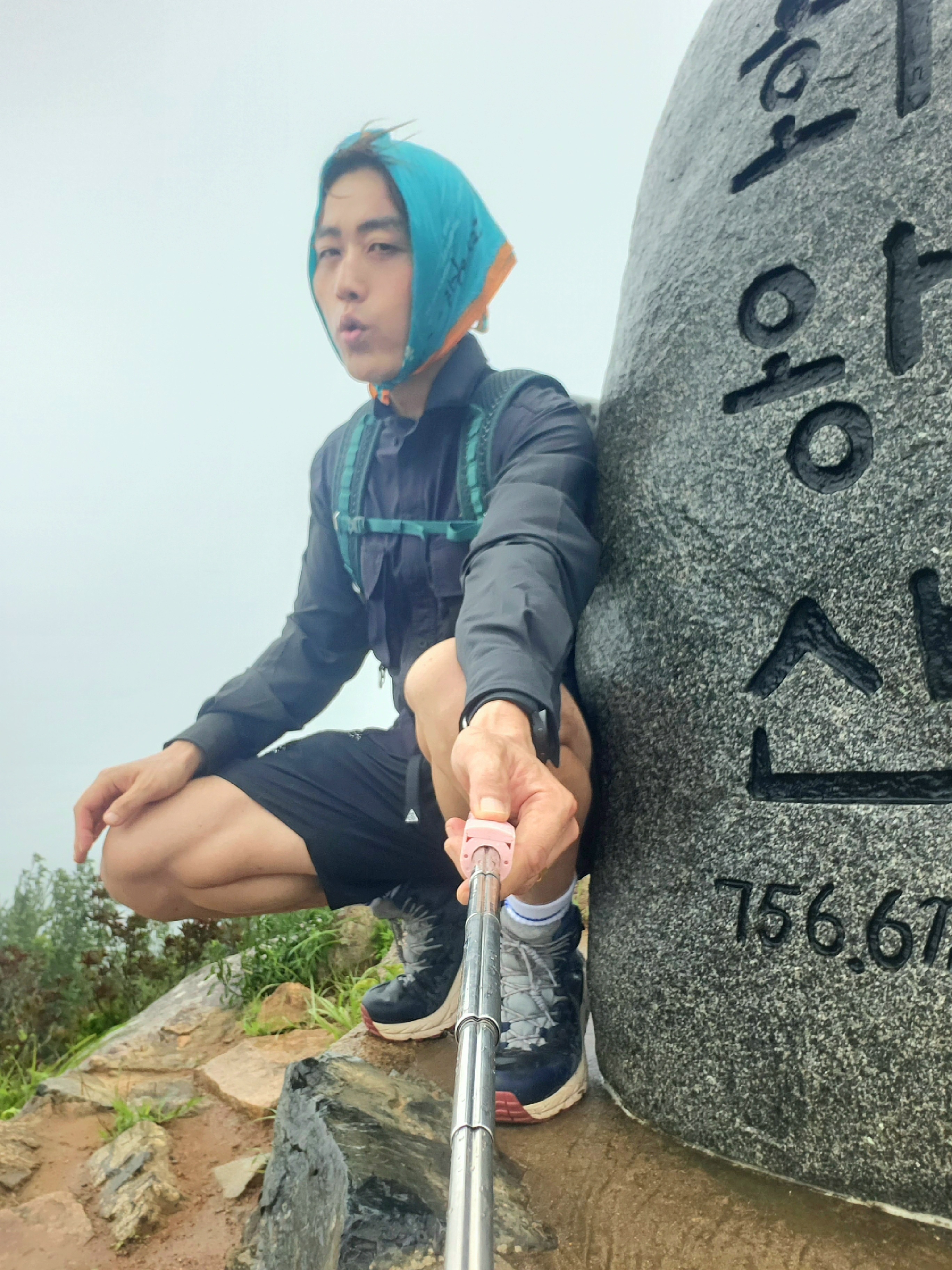Nike ACG Snowgrass Cargo Shorts Black - Asia, Nike ACG Devastation Trail Work Shirt Cave Purple - Asia 착용 스타일