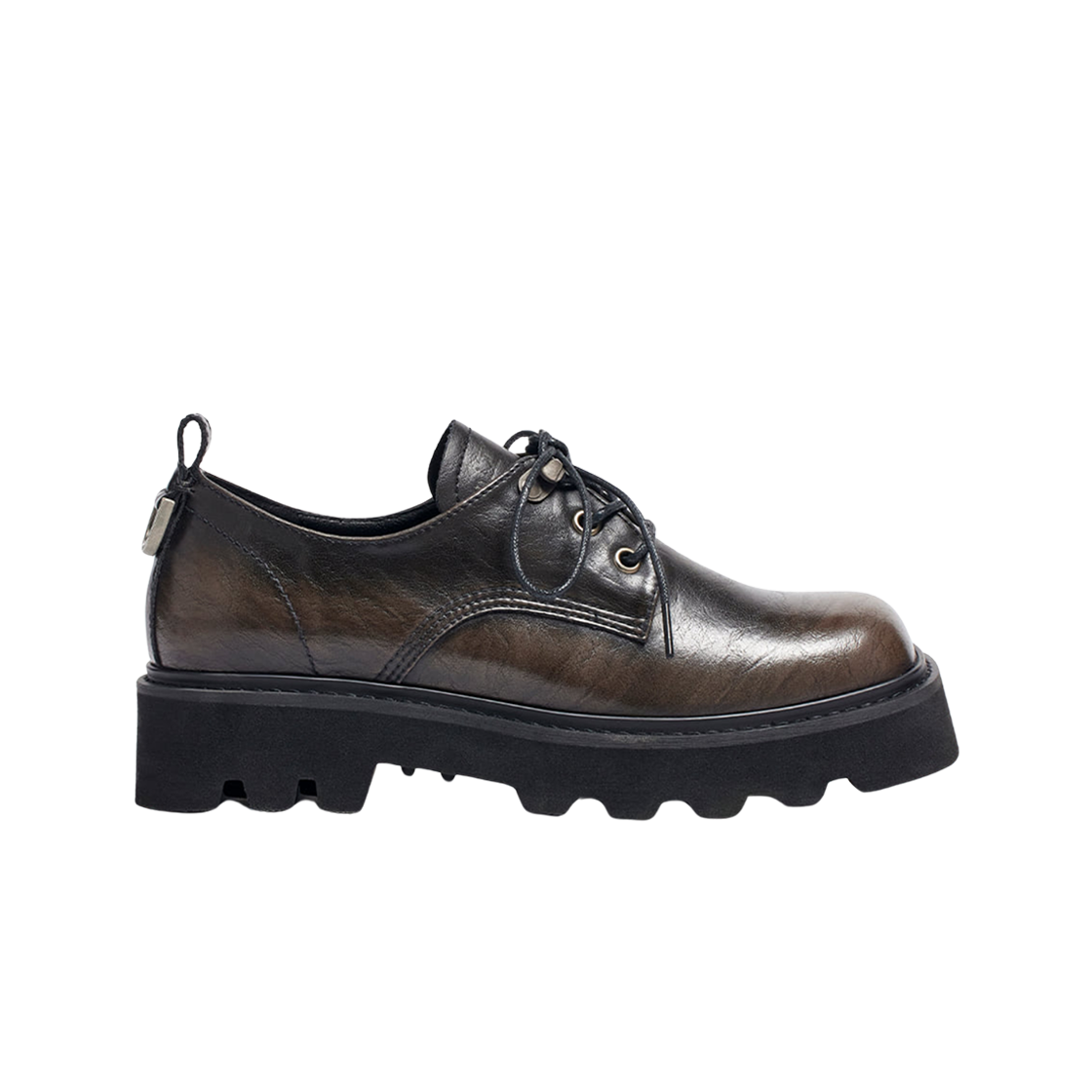(W) 마뗑킴 마뗑 클래식 더비 슈즈 카키((W) Matin Kim Matin Classic Derby Shoes in Khaki)