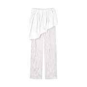 GIMMETHEYOUNG G_puff Drape Skirt Pants  White