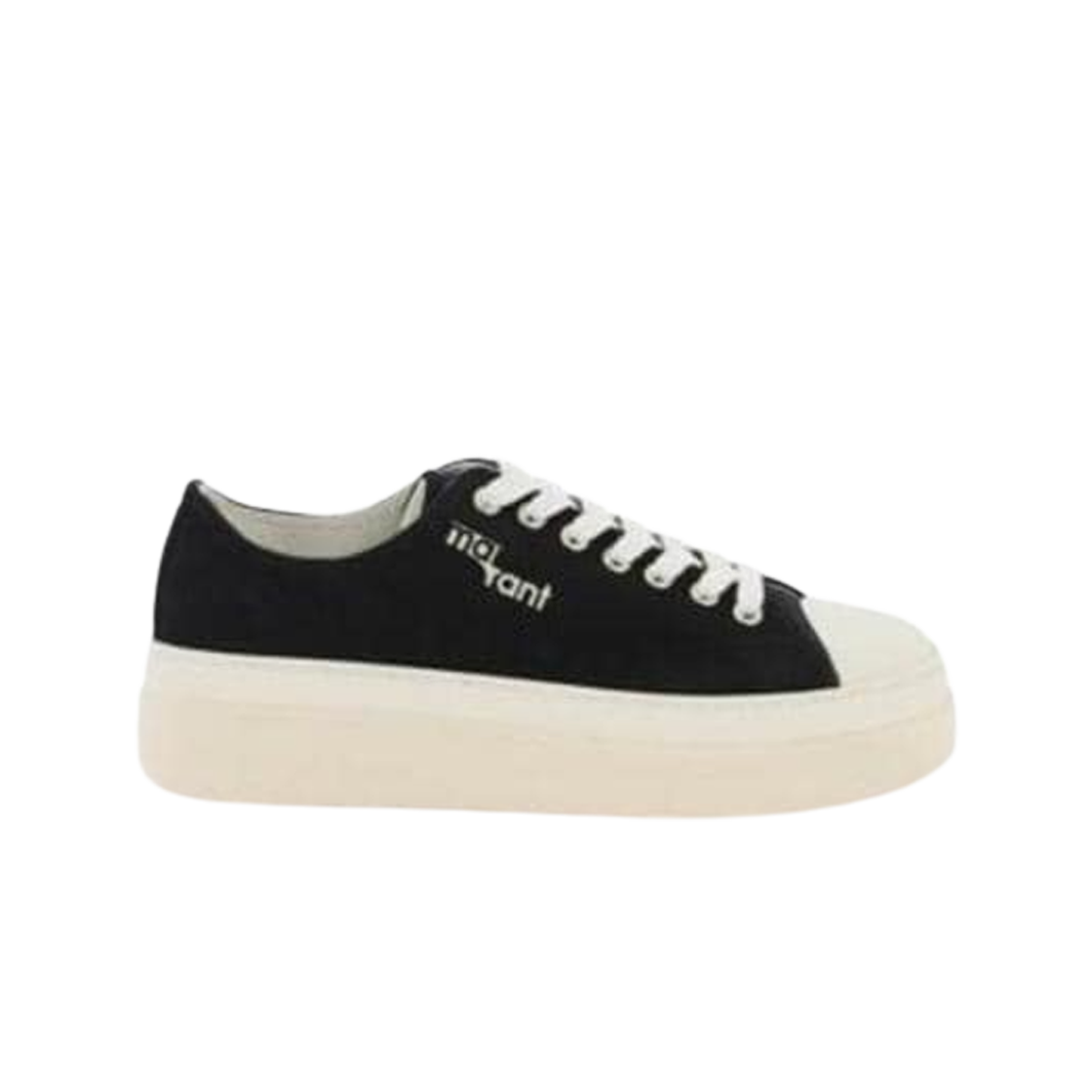 BK0025FA-A3E12S-01BK (W) Isabel Marant Austen Canvas Sneakers Black