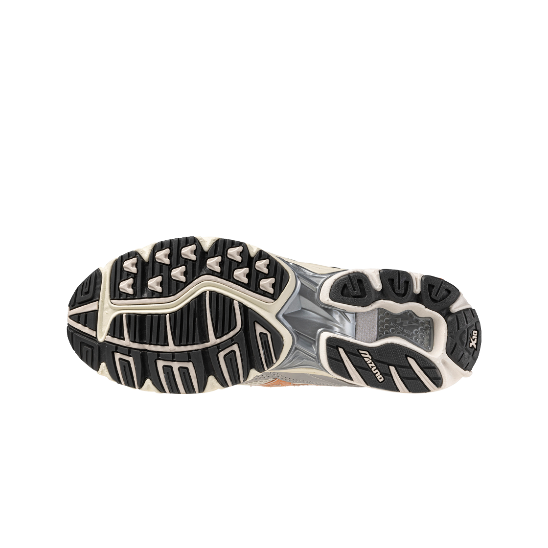 미즈노 웨이브 라이더 10 스노우 화이트 카드뮴 오렌지 실버(Mizuno Wave Rider 10 Snow White Cadmium Orange Silver) - 3