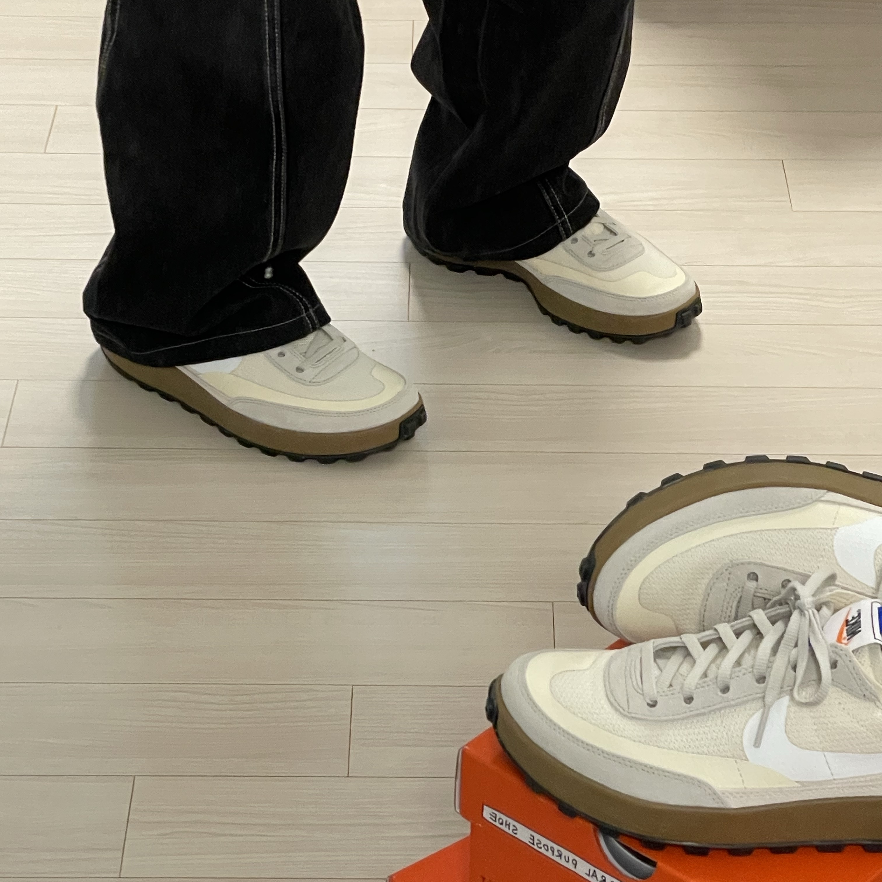 Nike x Tom Sachs General Purpose Shoe Light Cream 착용 스타일 - 6