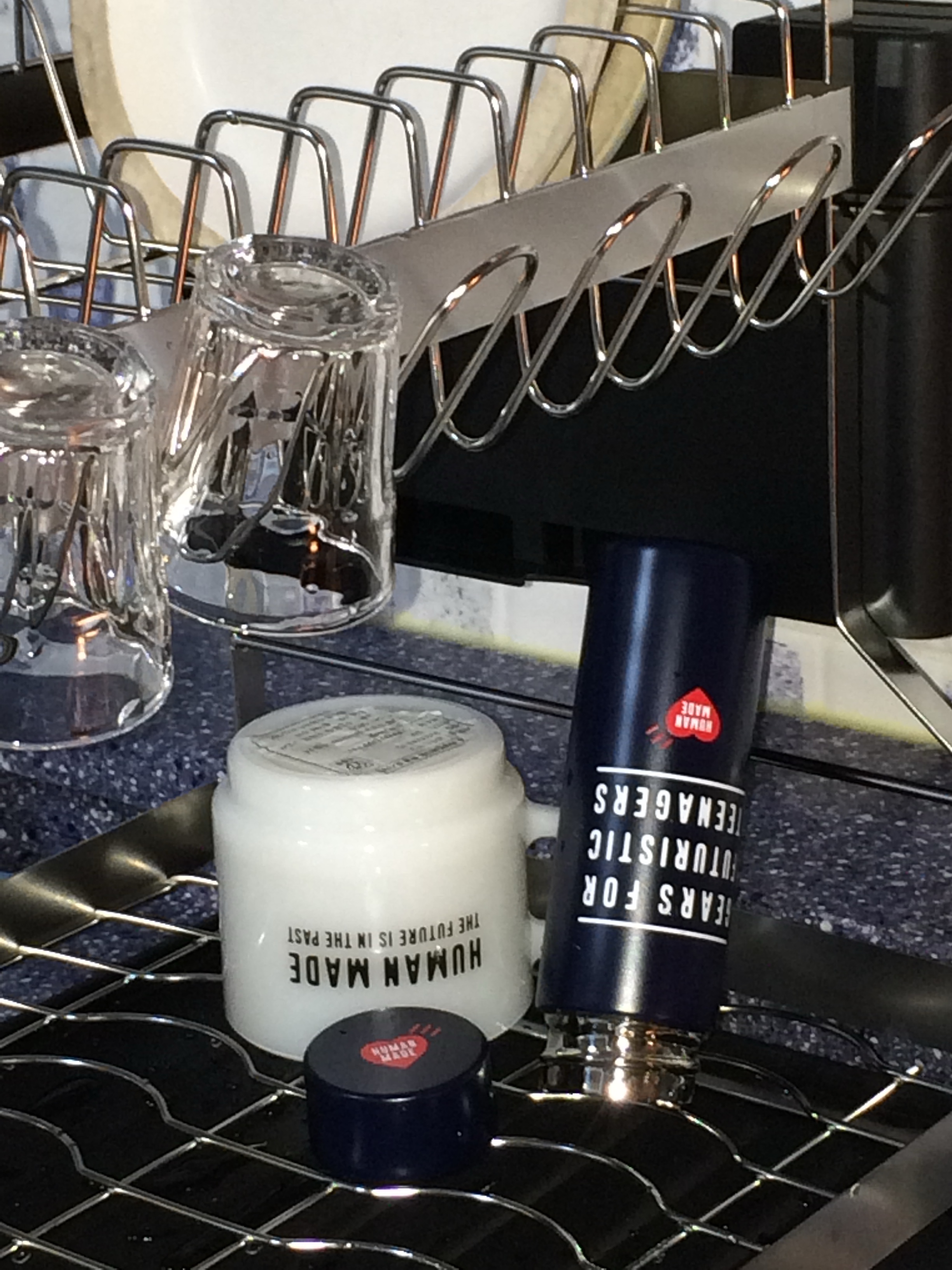 Human Made Coffee Mug White, Human Made Glass Mug White 착용 스타일 - 3