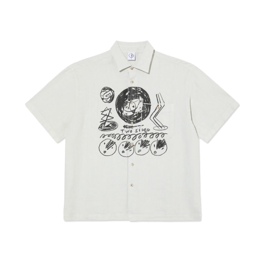 P000BIZE Polar Skate Co. Tom Shirt Ice Grey