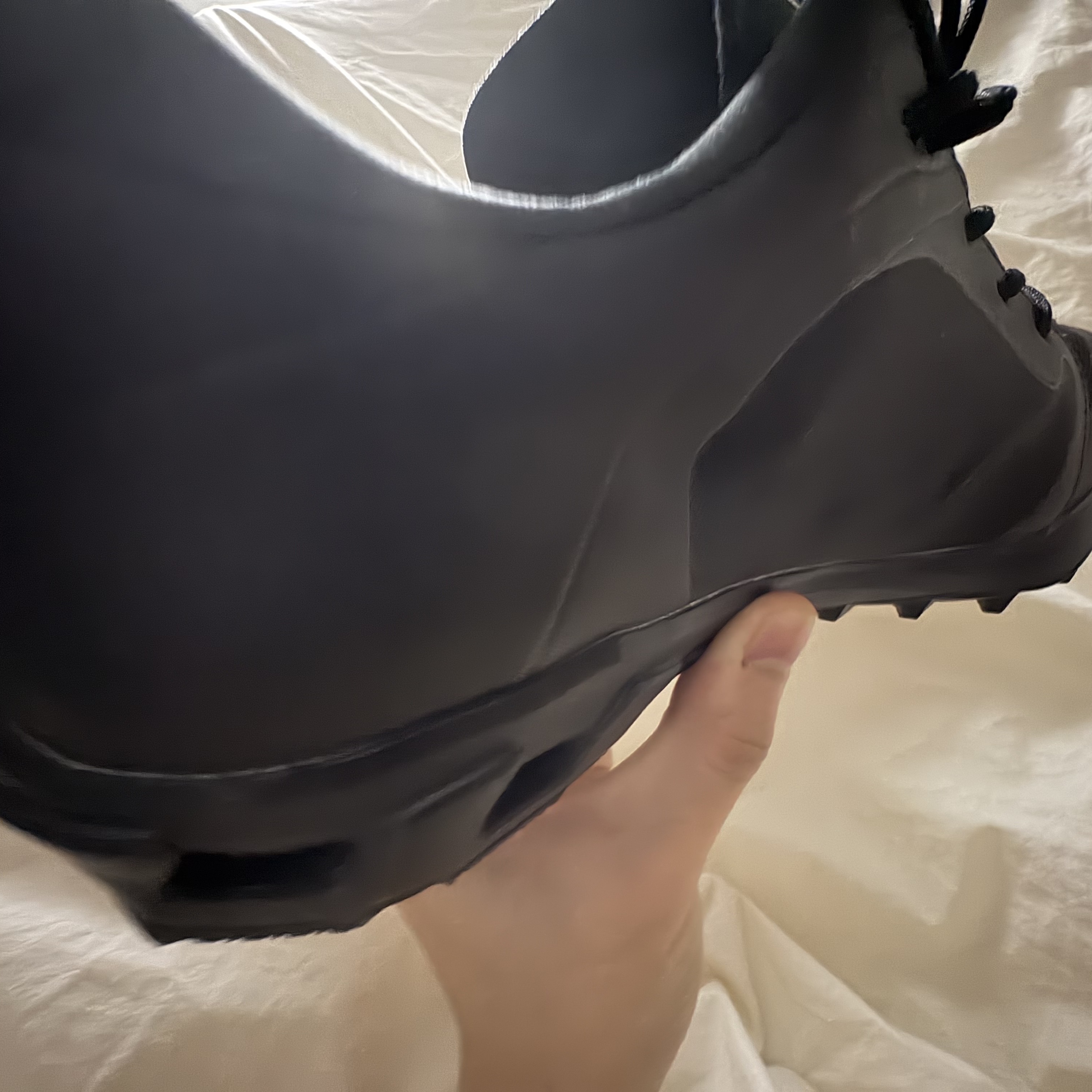 On Running x Post Archive Faction (Paf) Cloudventure Peak All Black 착용 스타일 - 2