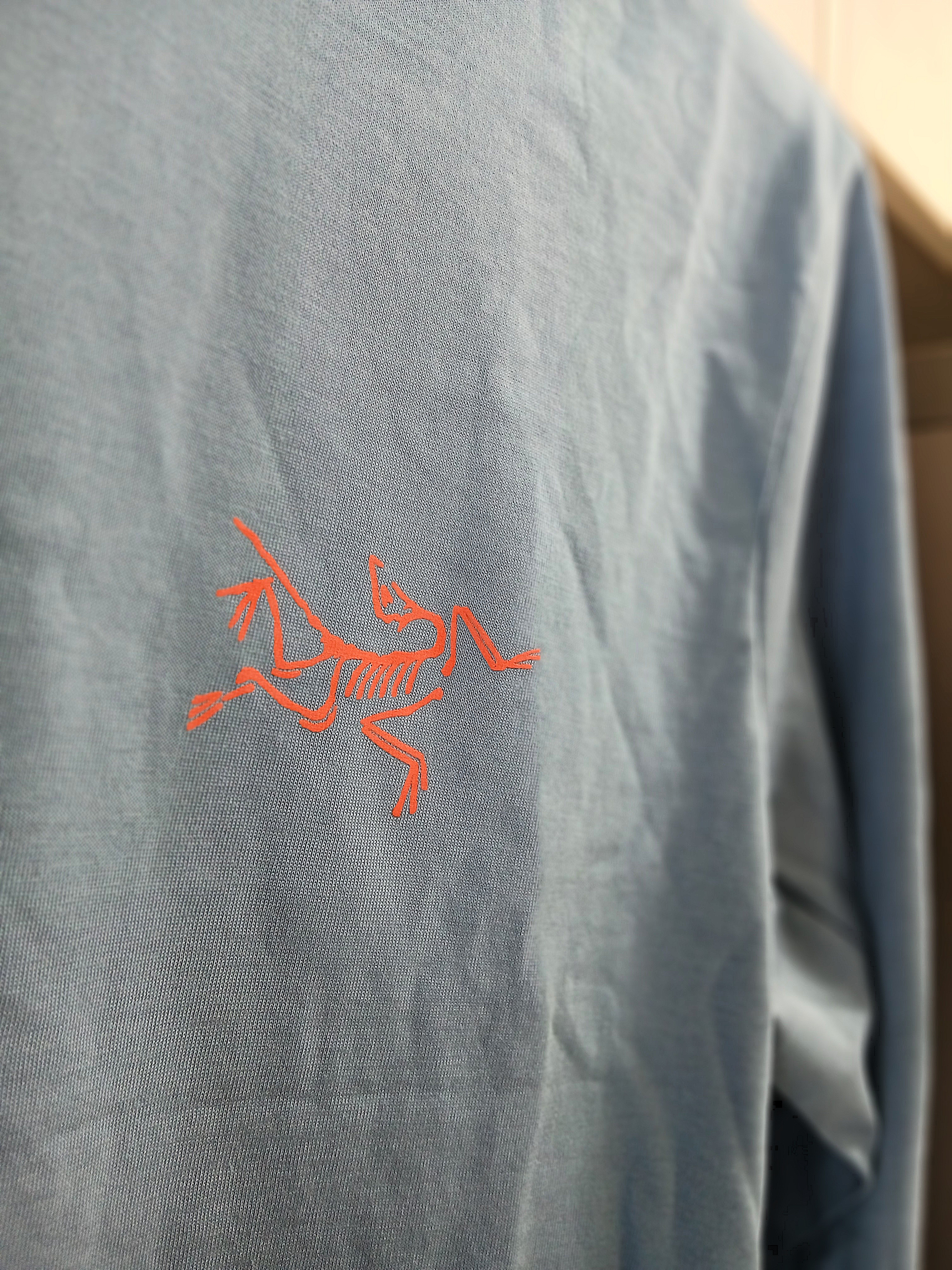 Arc'teryx Arc'Multi Bird Logo LS T-Shirt Stone Wash 착용 스타일 - 3