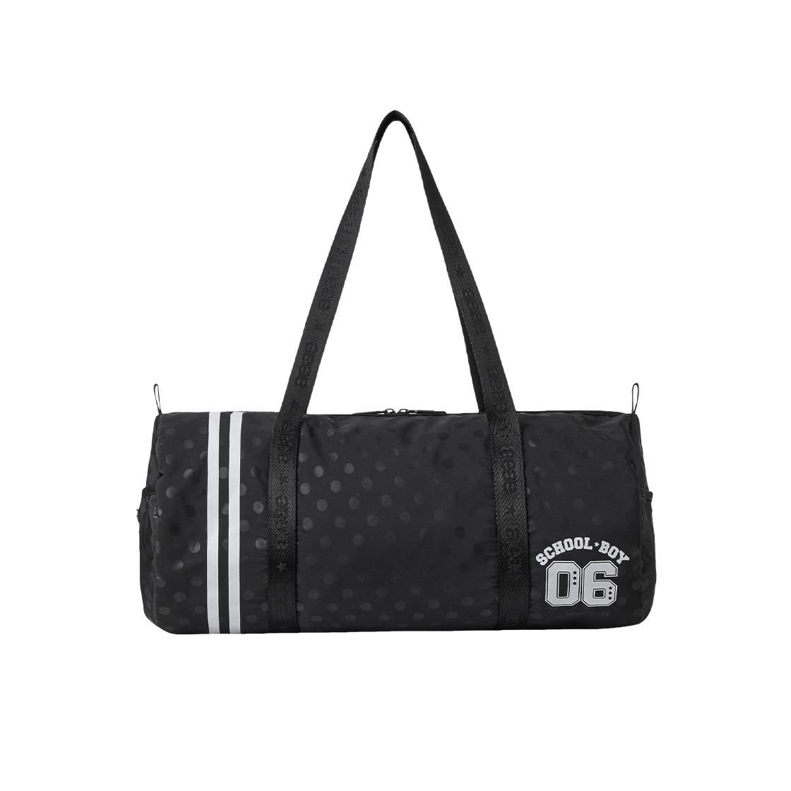 에이이에이이 스쿨 보이 더플 백 도트 블랙(AEAE School Boy Duffle Bag Dot Black)