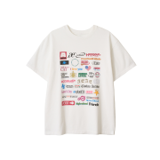 AEAE Sticker T-Shirts White