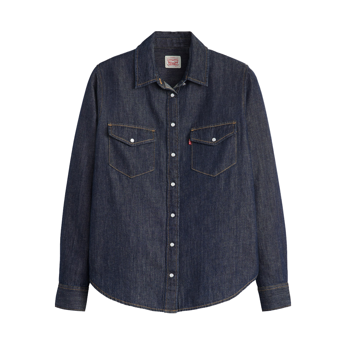 16786-0101 Levi's Women Iconic Western Shirt Dark Indigo