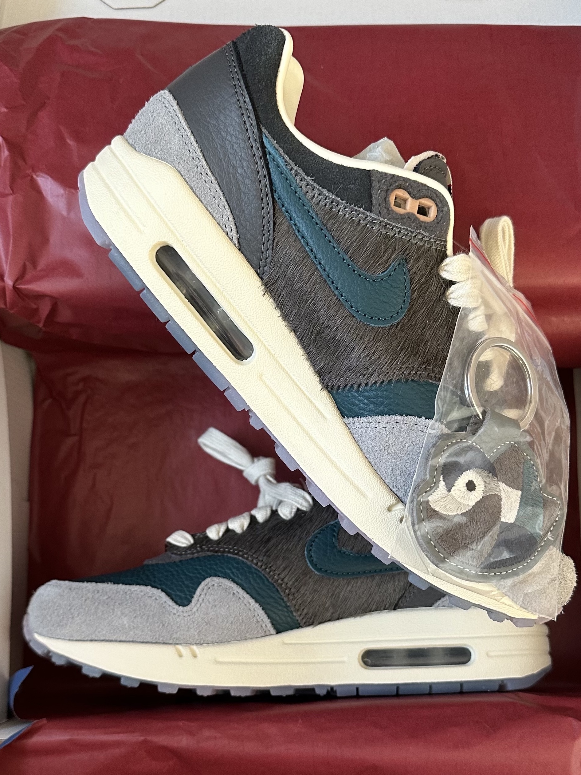 Nike x Kasina Air Max 1 SP Won-Ang Particle Grey 착용 스타일 - 2