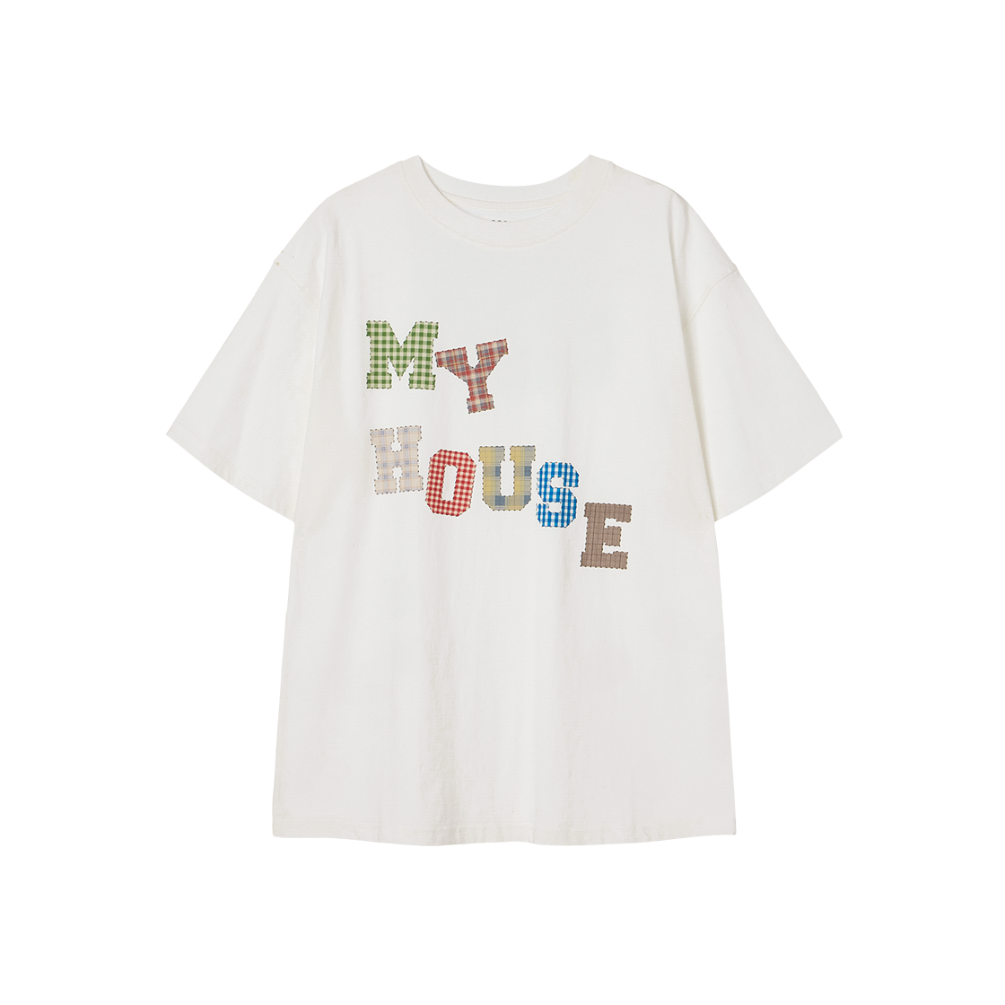 에이이에이이 마이 하우스 티셔츠 화이트