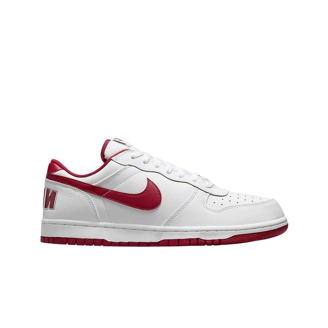 355152-150 Nike Big Low White Gym Red