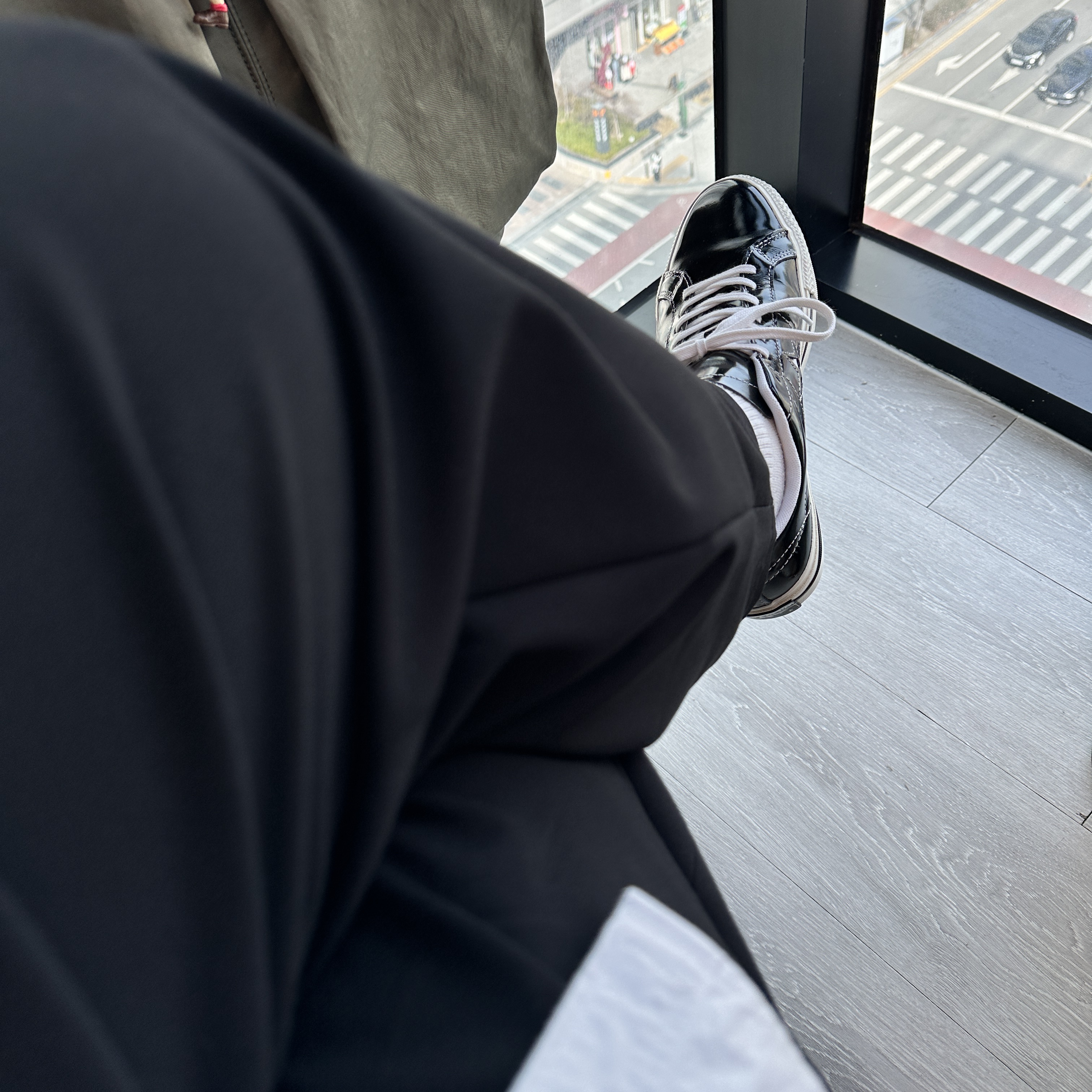 Converse One Star Ox Black 착용 스타일