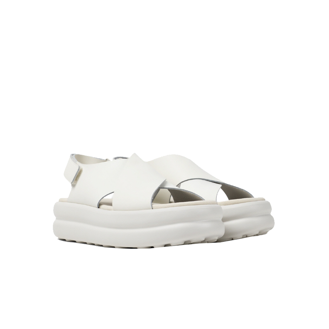 캠퍼 여성 펠로타스 플로타 업 샌들 화이트(Camper Women Pelotas Flota Up Sandal White) - 2