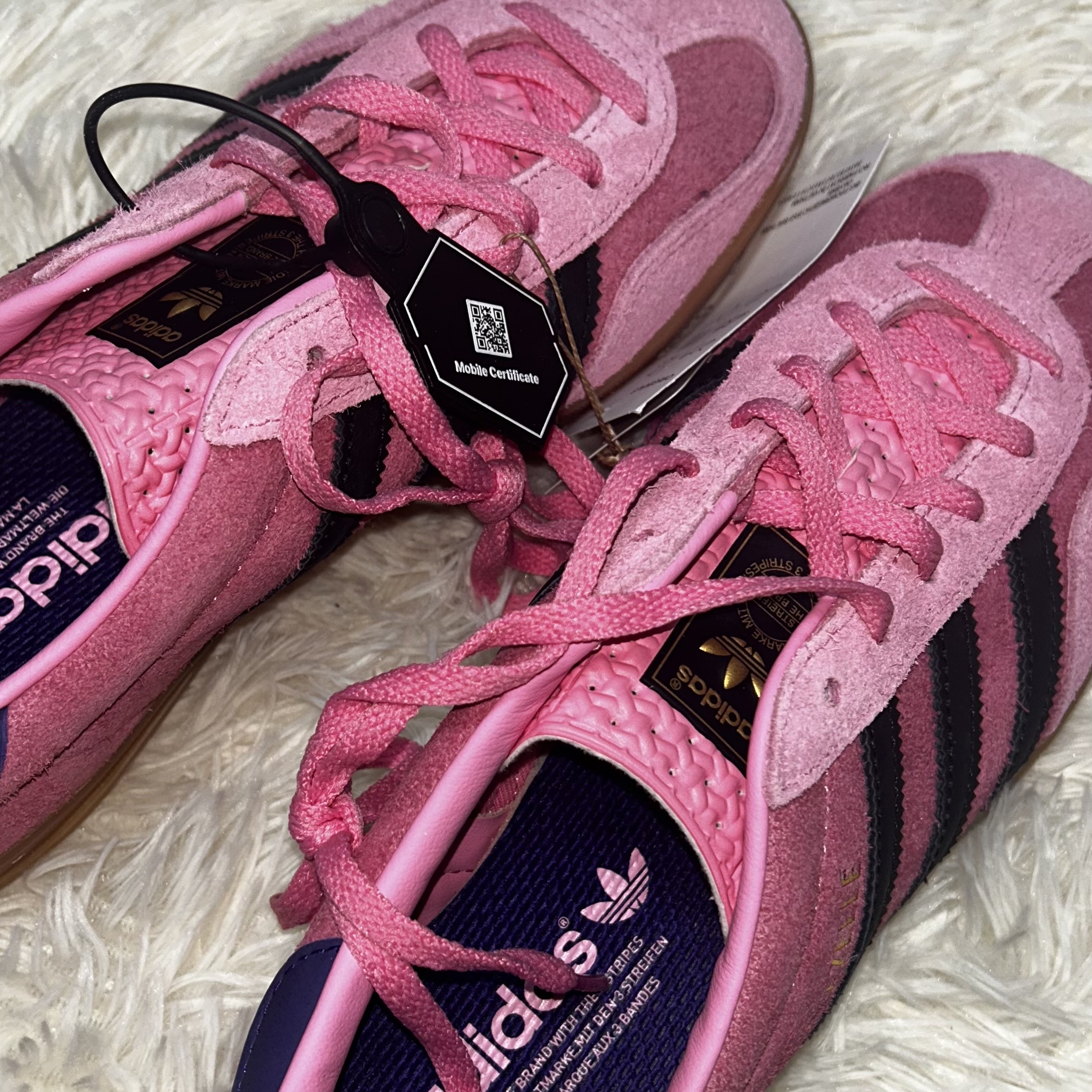 (W) Adidas Gazelle Indoor Bliss Pink 착용 스타일