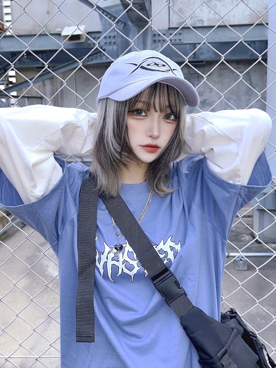 ERR BY ERRORIST D.N.A Cap Grey 착용 스타일 - 2