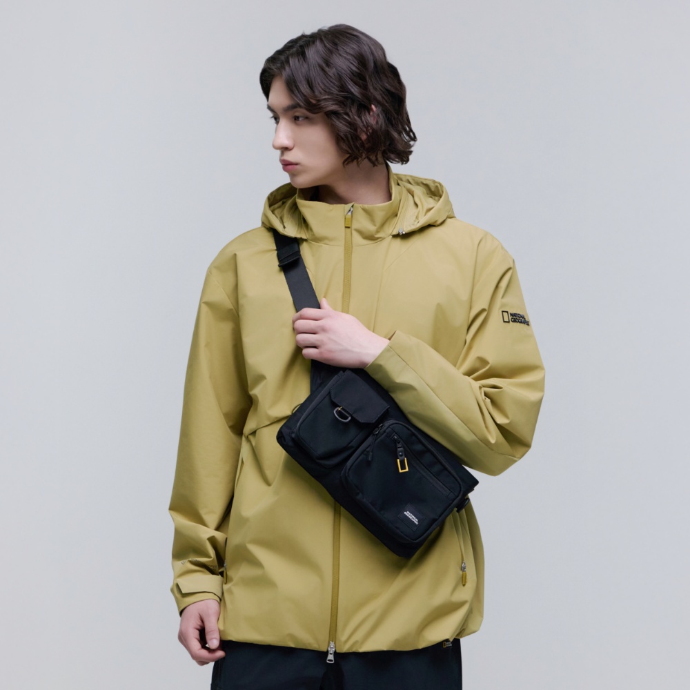 ★NATIONAL GEOGRAPHIC★ADELIE WIDE CROSS BAG★クロスバッグ ADELIE Wide Crossbody Bag - BLACK