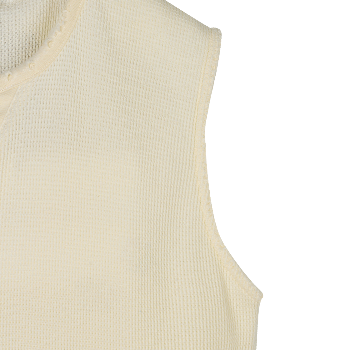 KM5BKNVLA03WT Lamrof Boro Slanted Sleeveless White - 25SS - #3