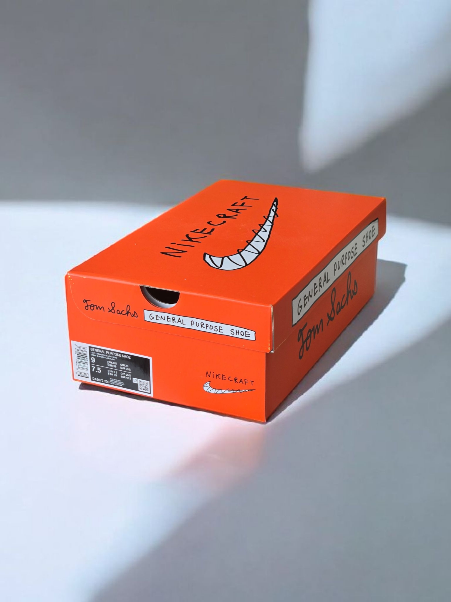 Nike x Tom Sachs General Purpose Shoe Light Cream 착용 스타일 - 2