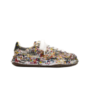 Maison Mihara Yasuhiro Blakey OG Sole Sputtering Paint Canvas Low-top Sneakers White