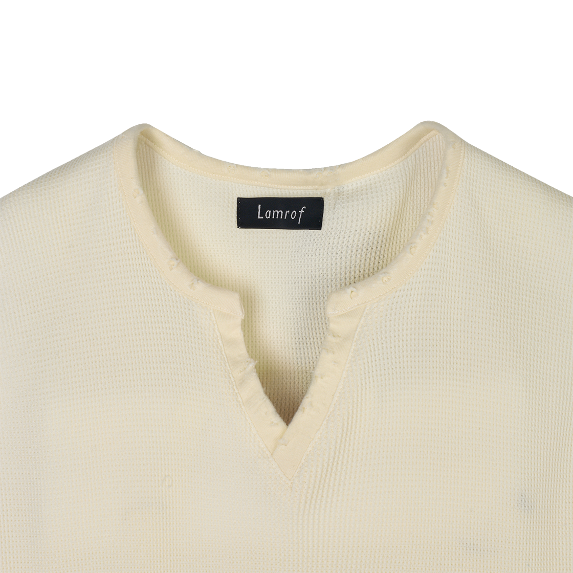 KM5BKNVLA03WT Lamrof Boro Slanted Sleeveless White - 25SS - #4
