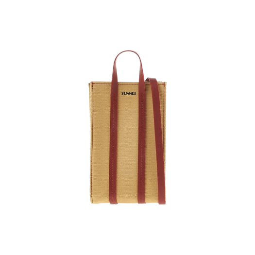 【関税込み】SUNNEI ブラウン マイクロ Parallelepipedo バッグ SUNNEI PARALLELEPIPEDO MICRO BAG （Sunnei Brown