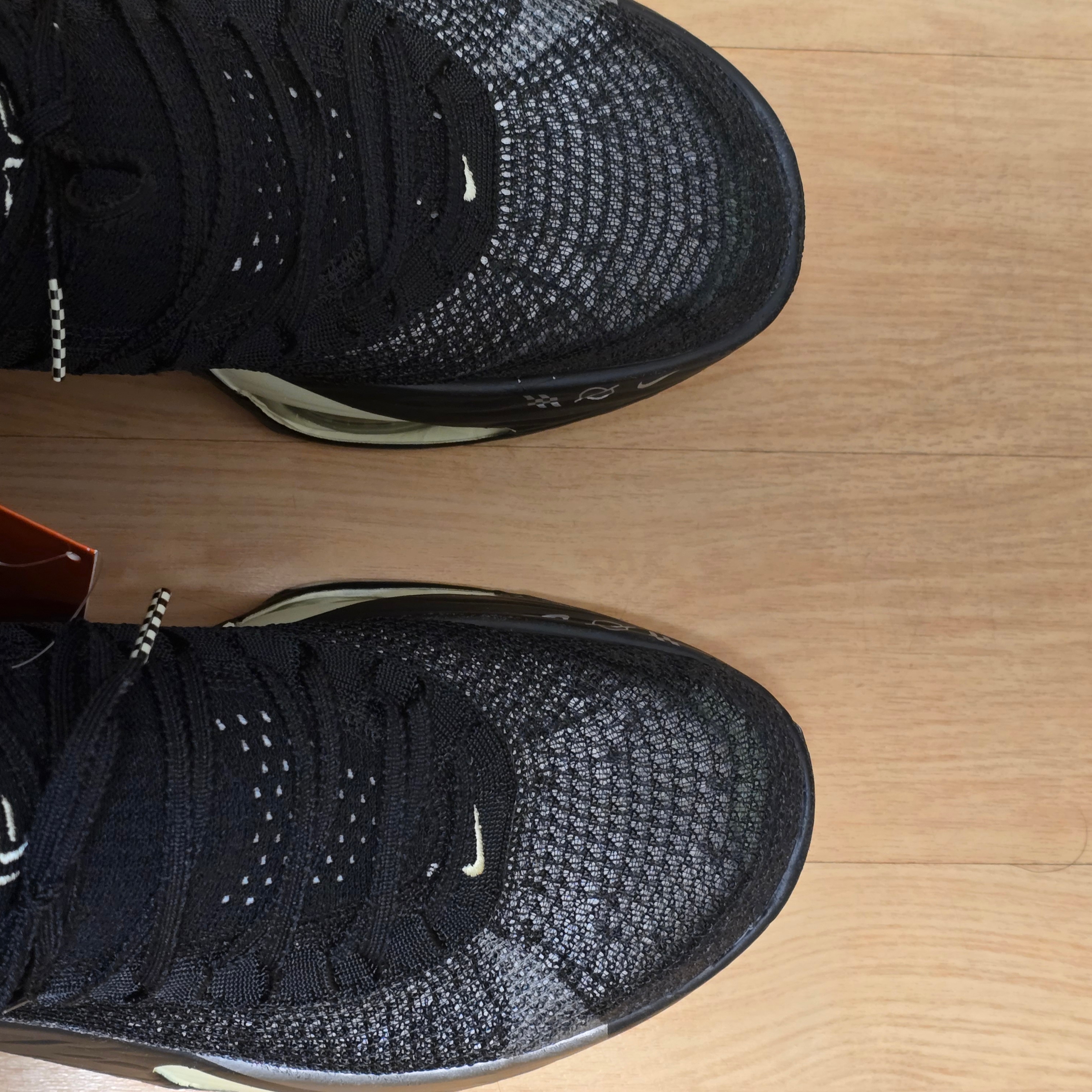 Nike Air Zoom Alphafly Next% 3 Black Olive Aura 착용 스타일