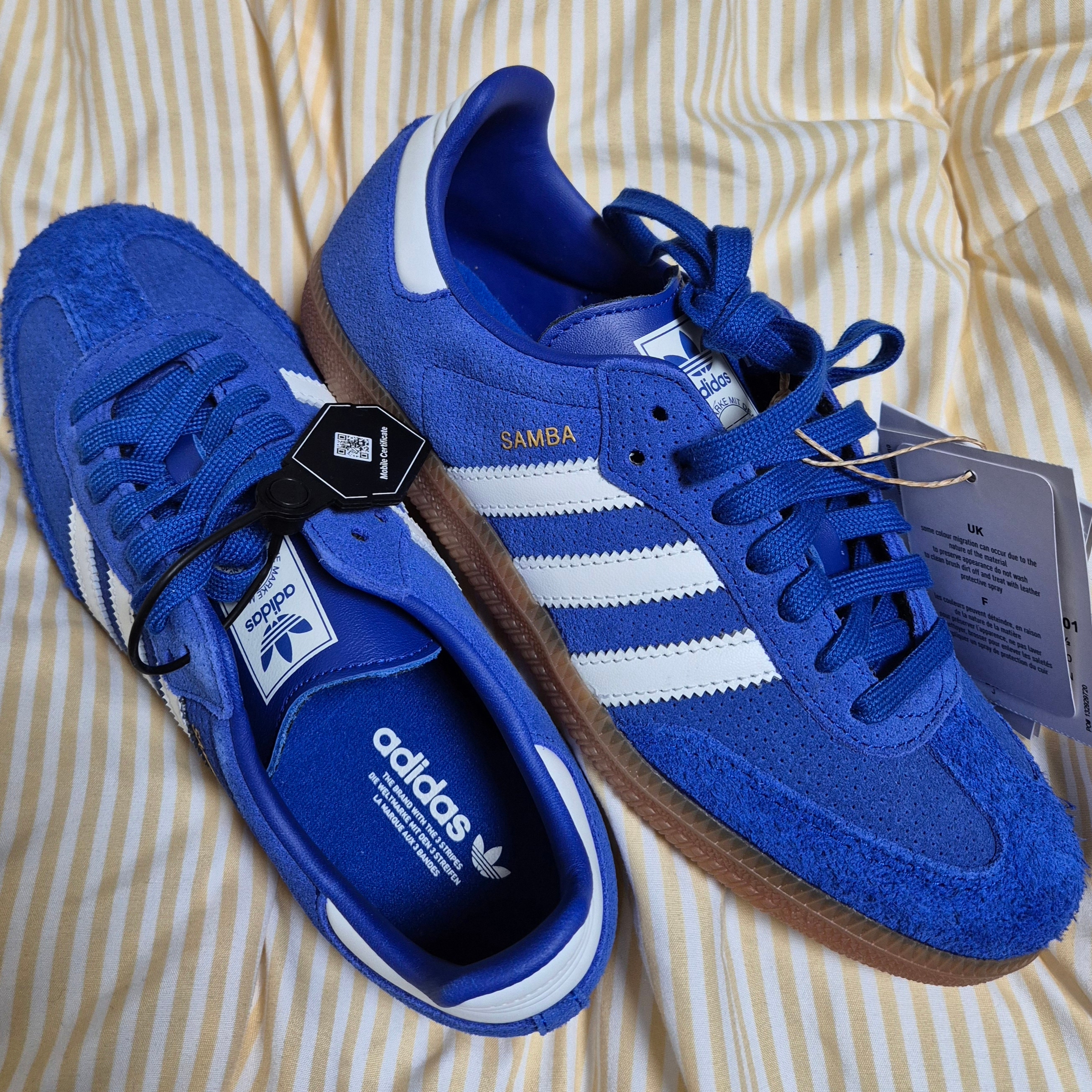 Adidas Samba OG Royal Blue 착용 스타일