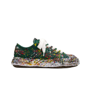 Maison Mihara Yasuhiro Peterson23 OG Sole Sputtering Paint Canvas Low-top Sneakers Green