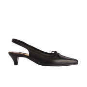 APOA Fiocco Sling-Back Pumps Black