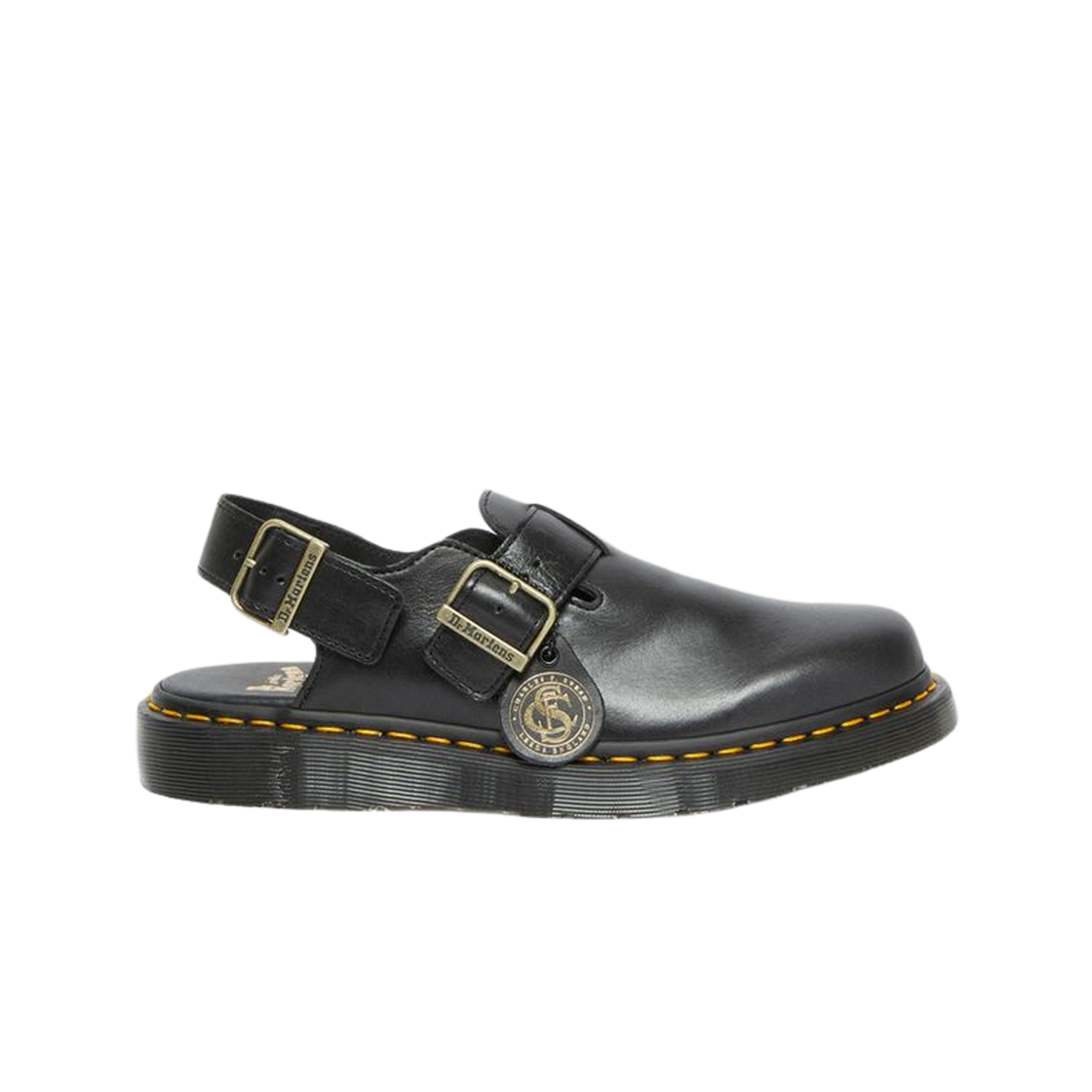 27493001 Dr. Martens Jorge Made in England Leather Mules Black