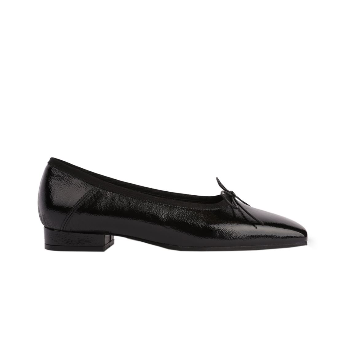 아포아 스퀘어 밴딩 플랫슈즈 블랙(APOA Square Banding Flat Shoes Black)