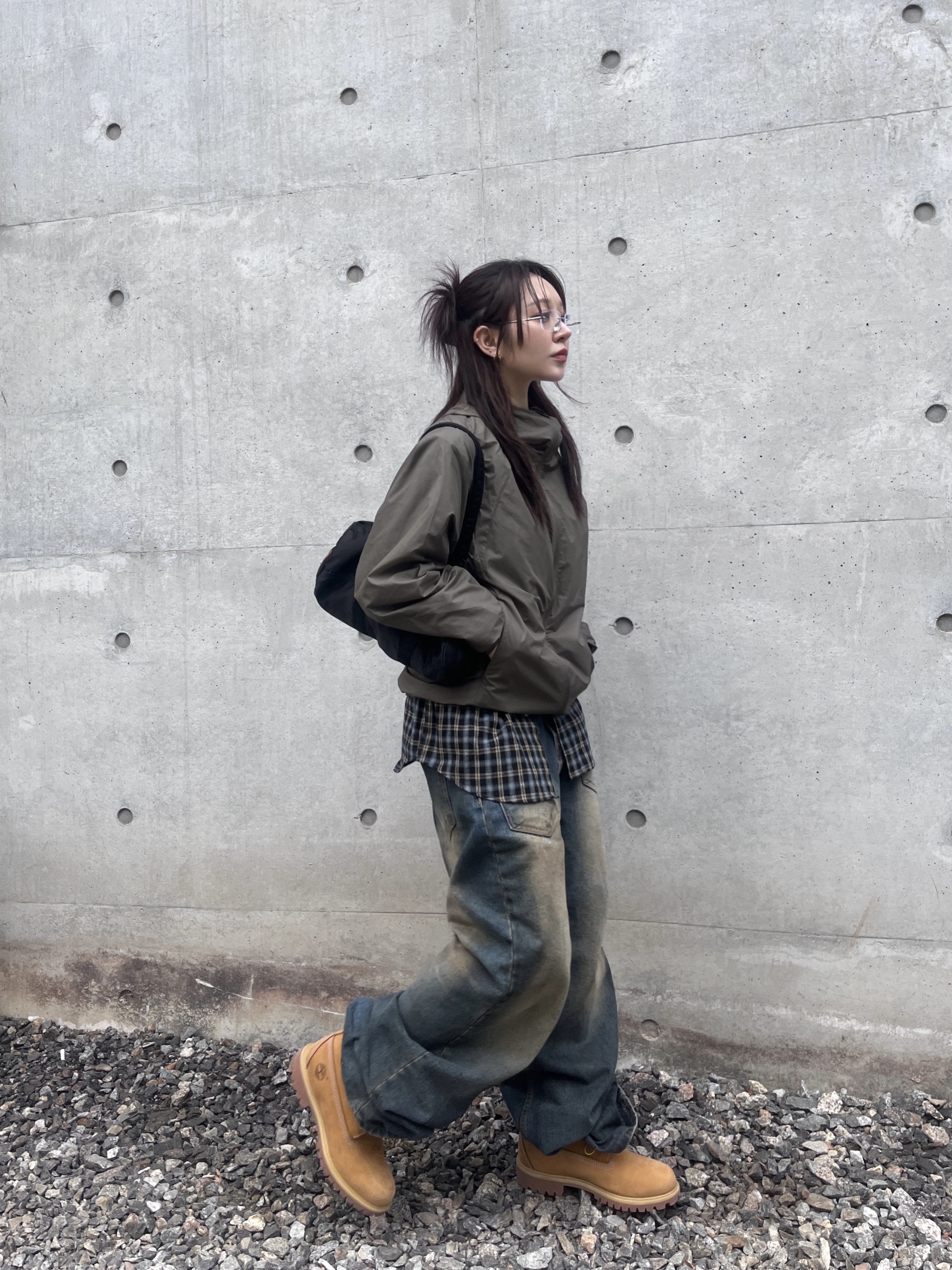 Timberland Premium 6 inch Waterproof Boot Wheat Nubuck - Wide 착용 스타일 - 1