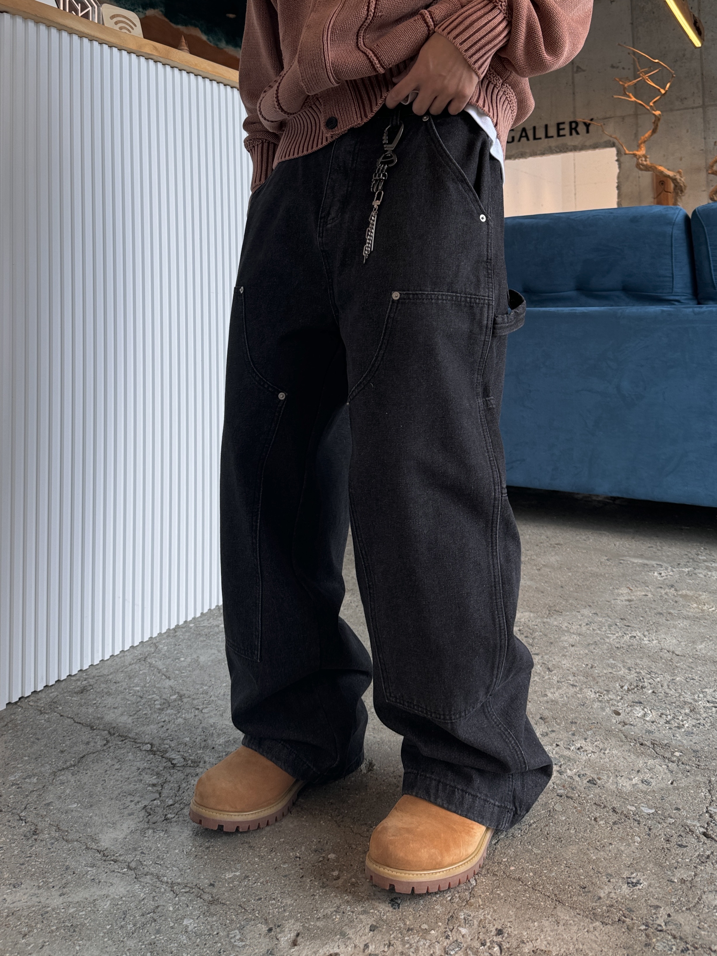 Timberland Premium 6 inch Waterproof Boot Wheat Nubuck - Wide 착용 스타일 - 3