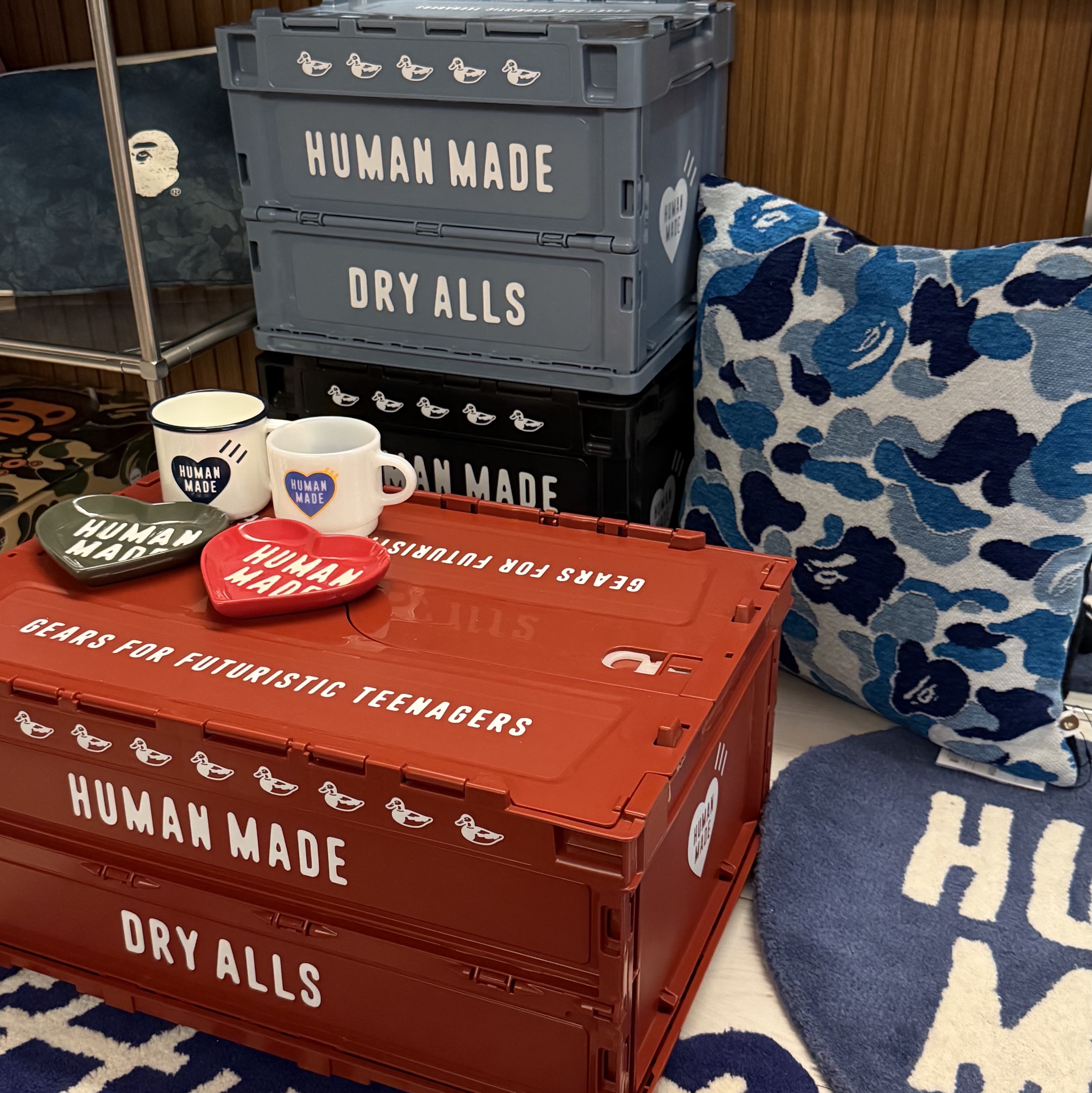 휴먼 메이드 컨테이너 30L 버건디 | Human Made | KREAM