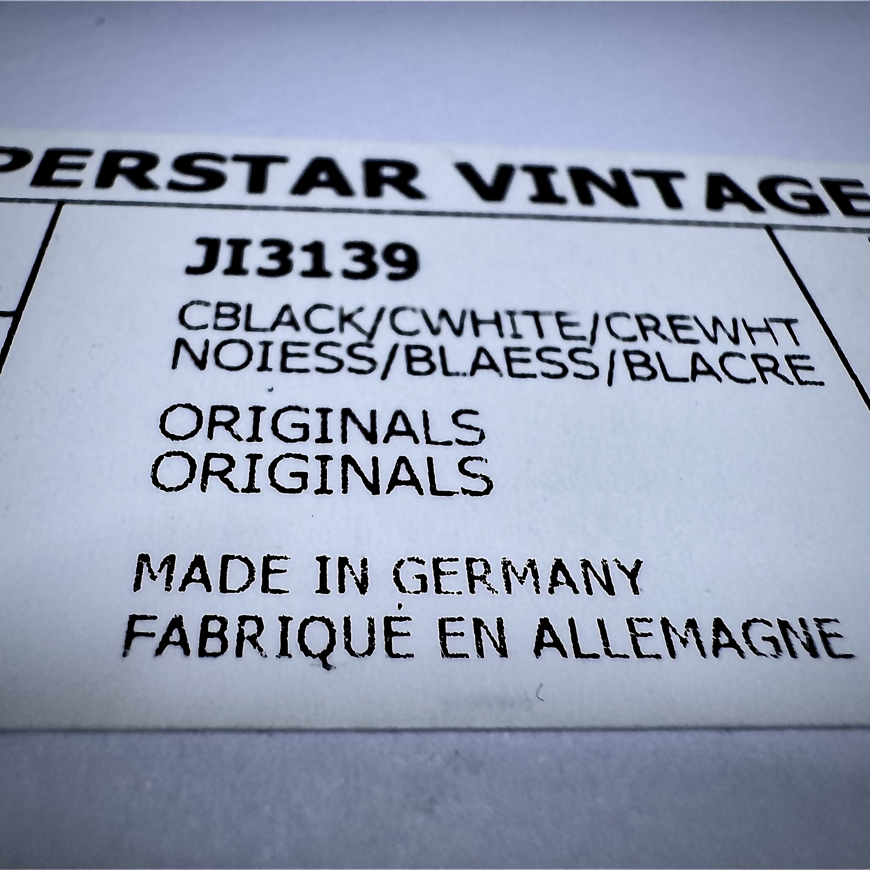 Adidas Superstar Vintage Made in Germany Core Black Core White 착용 스타일 - 5