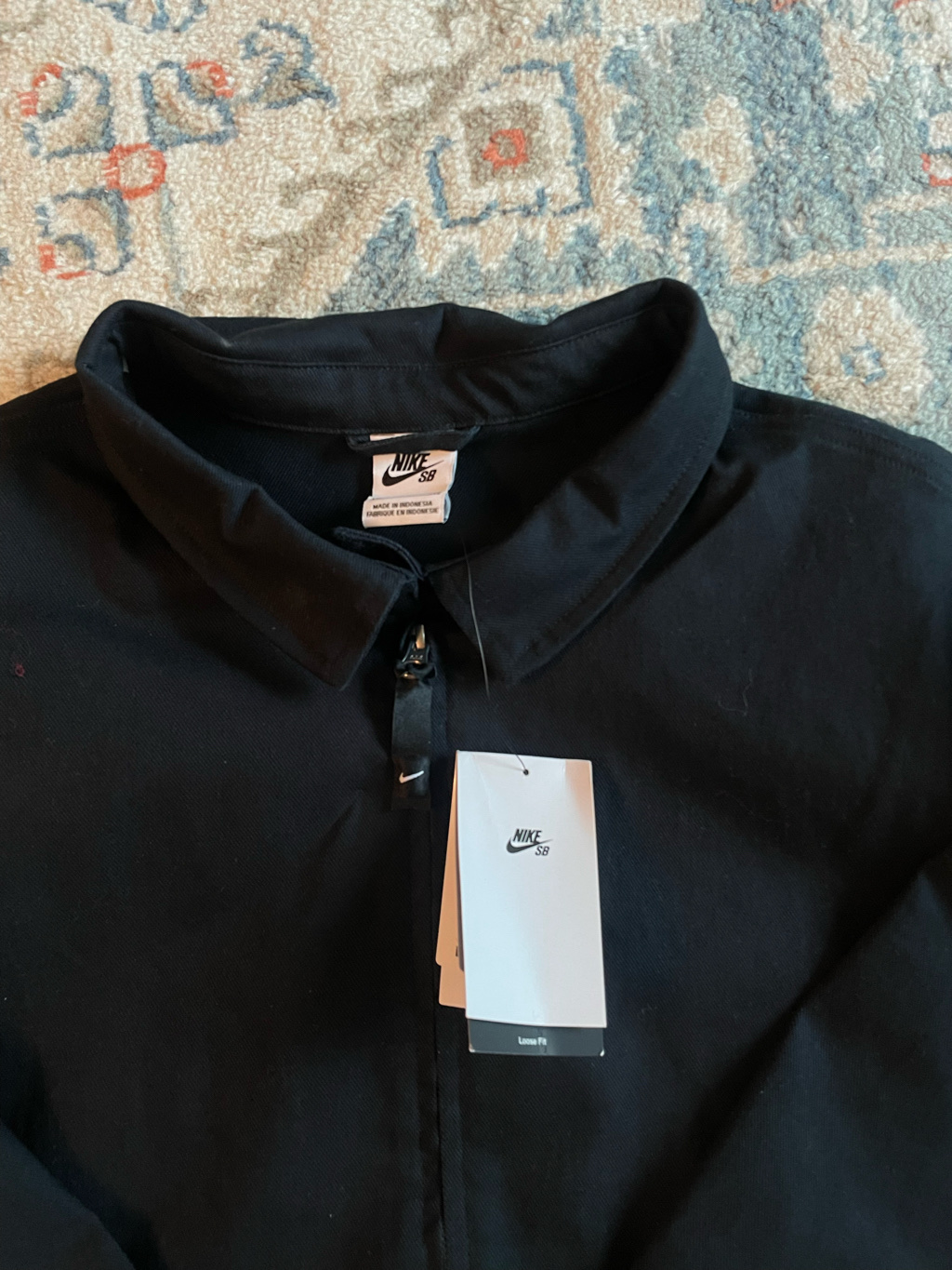 Nike SB Woven Twill Premium Skate Jacket Black - Asia 착용 스타일 - 2