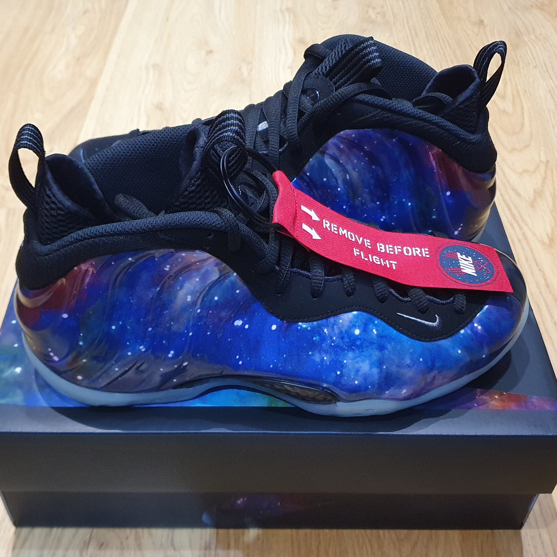 Nike Air Foamposite One Galaxy 착용 스타일 - 1