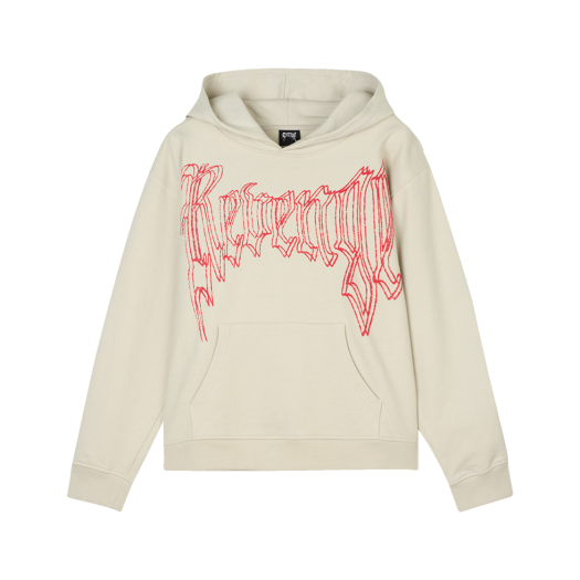 KM5BTSHRG10GY Revenge Paralysis Hoodie Cement - 25SS