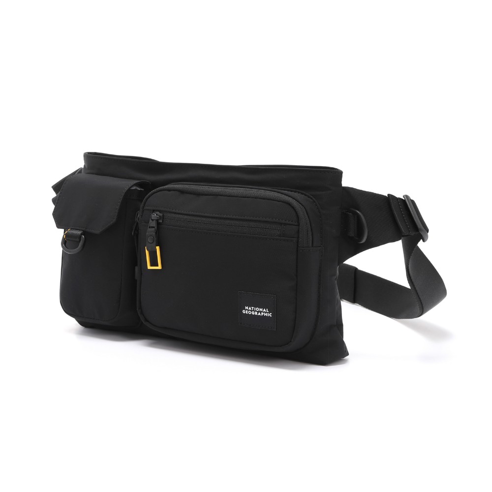 [ナショナルジオグラフィック] アデリー WIDE CROSS BAG ☆ 내셔널지오그래픽 아델리 와이드 크로스백 블랙 | National