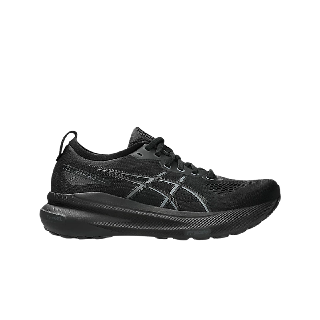 (W) 아식스 젤 카야노 31 블랙((W) Asics Gel-Kayano 31 Black)