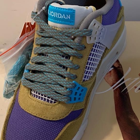 Jordan 4 x Union Retro SP Desert Moss 착용 스타일