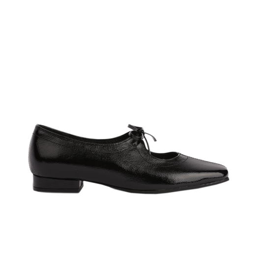 324530 APOA Naplak Venda Flat Shoes Black