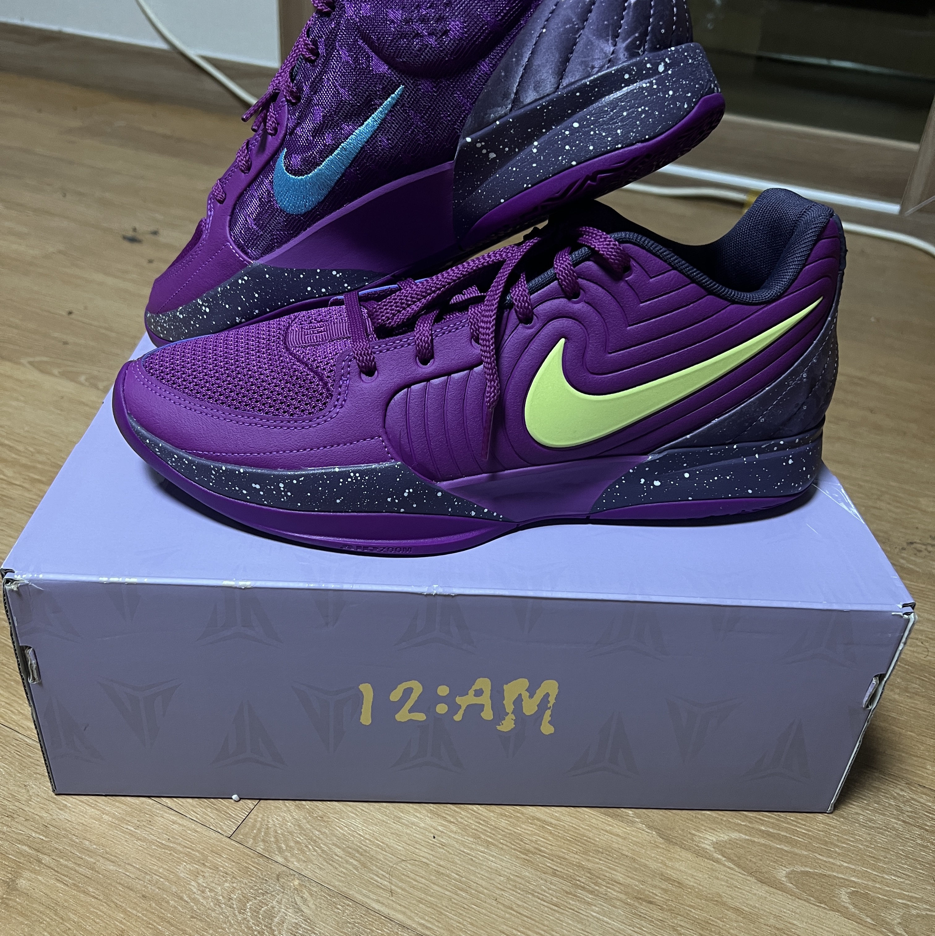 Nike Ja 2 EP Light Lemon Twist Bold Berry 착용 스타일