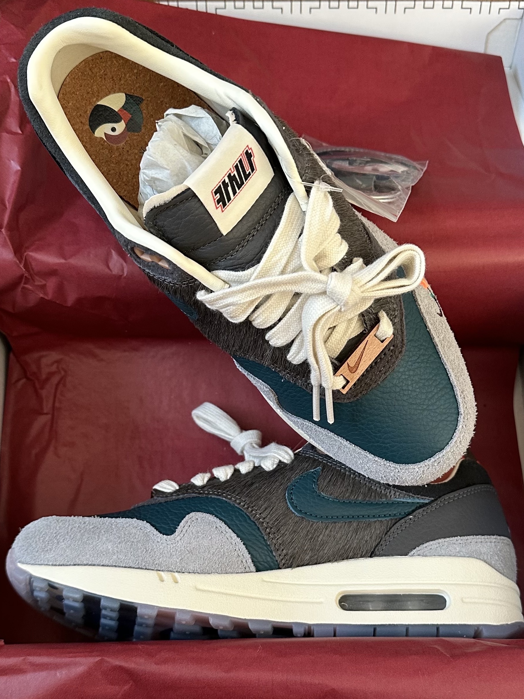 Nike x Kasina Air Max 1 SP Won-Ang Particle Grey 착용 스타일 - 3
